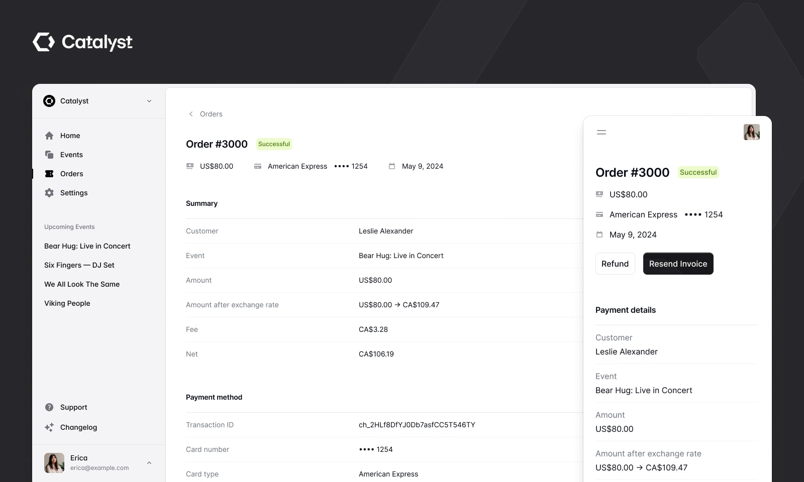 Catalyst: Application layouts, navigation menus, description lists, and more