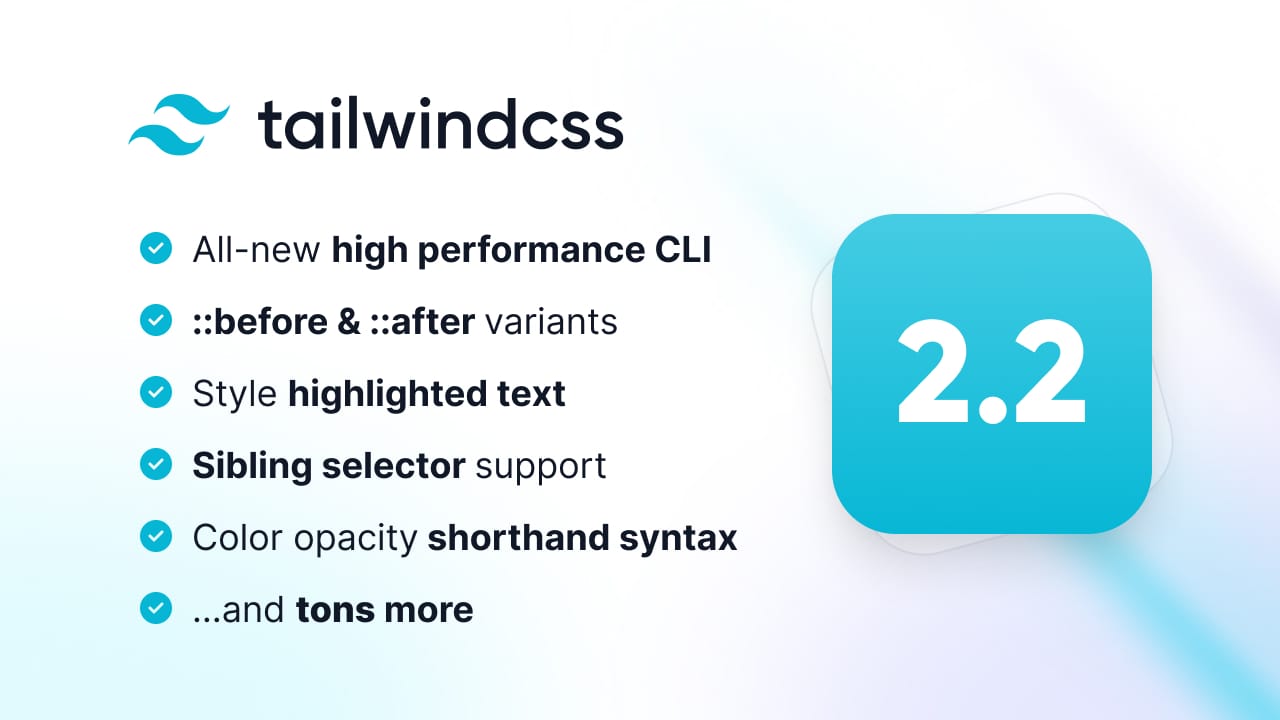 Tailwind CSS v2.2