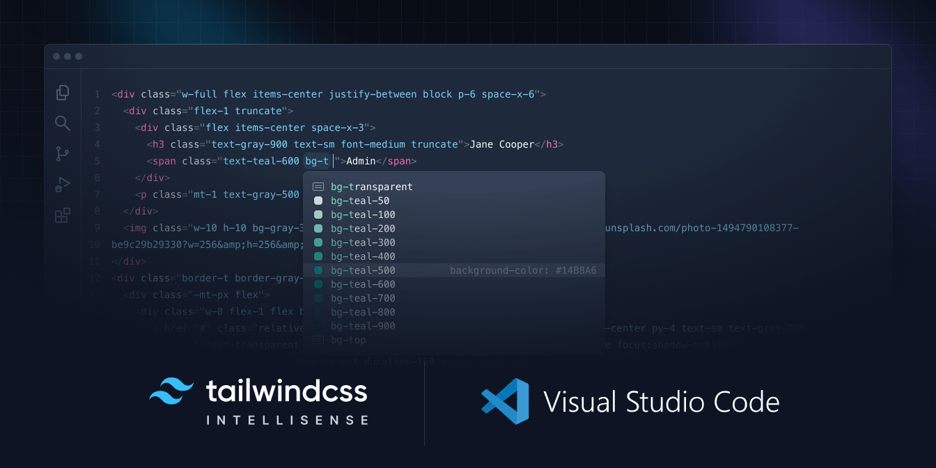 Editor Setup - Tailwind Css