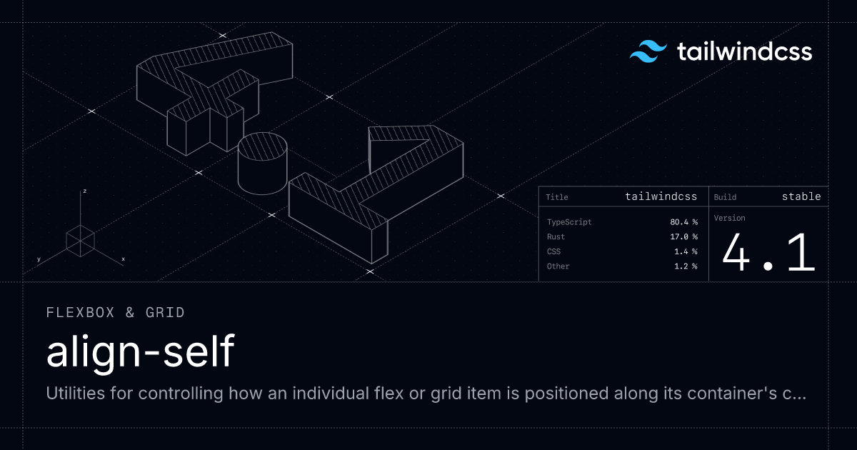 Align Self - Tailwind CSS