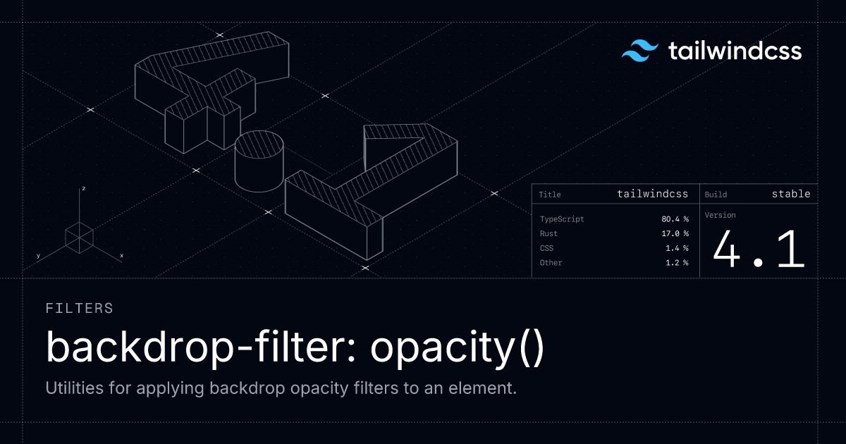 Backdrop Opacity - Tailwind CSS