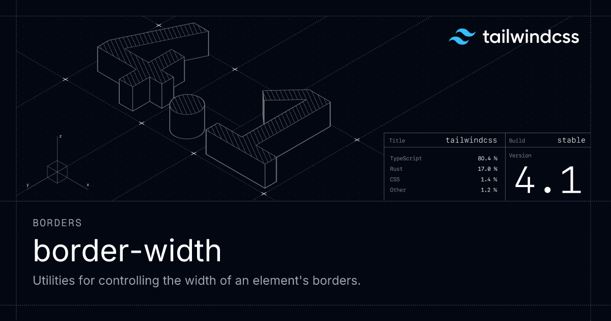 Border Width Tailwind CSS