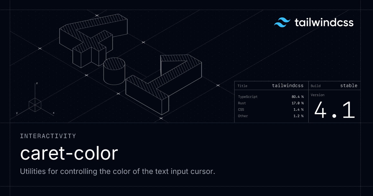 Caret Color - Tailwind CSS