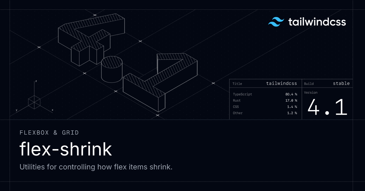 Flex Shrink - Tailwind CSS