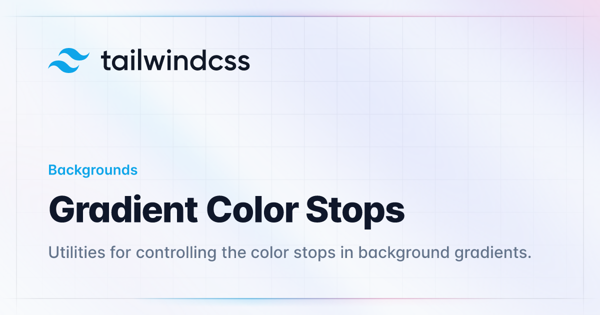 Gradient Color Stops là một trong những tính năng tuyệt vời nhất của Tailwind CSS. Với Gradient Color Stops - Tailwind CSS, bạn có thể tạo ra các gradient màu sắc đẹp mắt cho giao diện web của bạn. Hãy xem hình ảnh liên quan để khám phá thêm về tính năng này!
