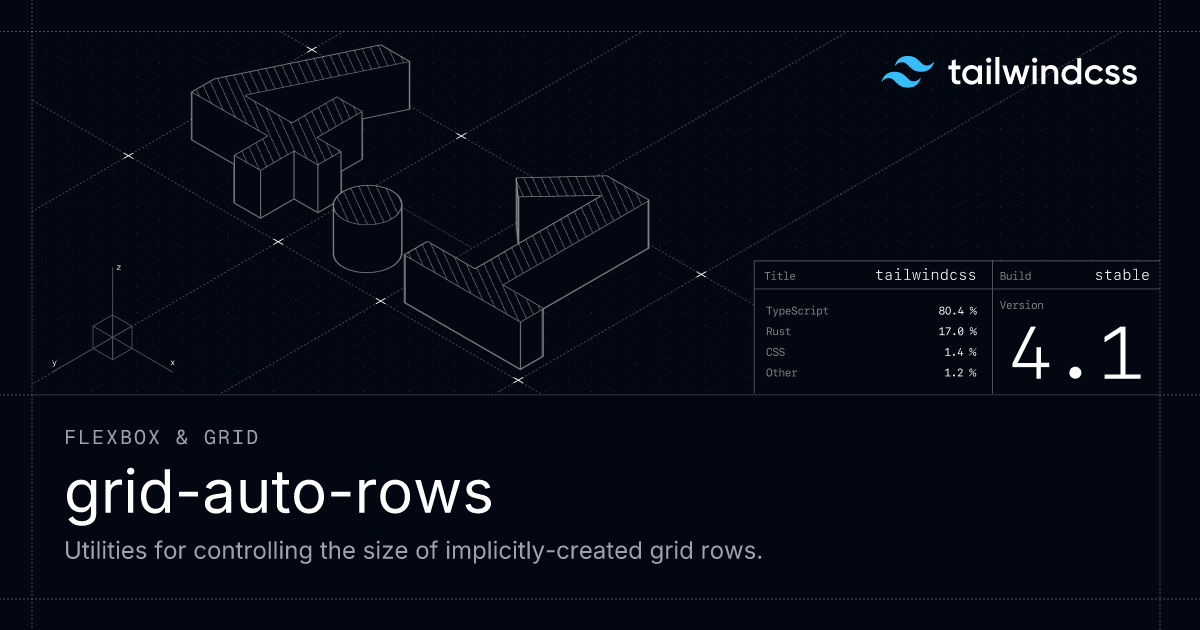 Grid Auto Rows Tailwind CSS