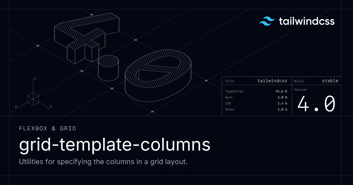 Grid Template Columns Tailwind CSS