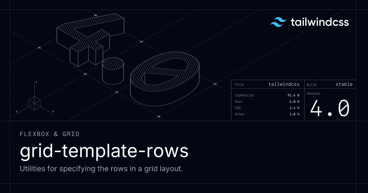 Grid Template Rows Tailwind CSS