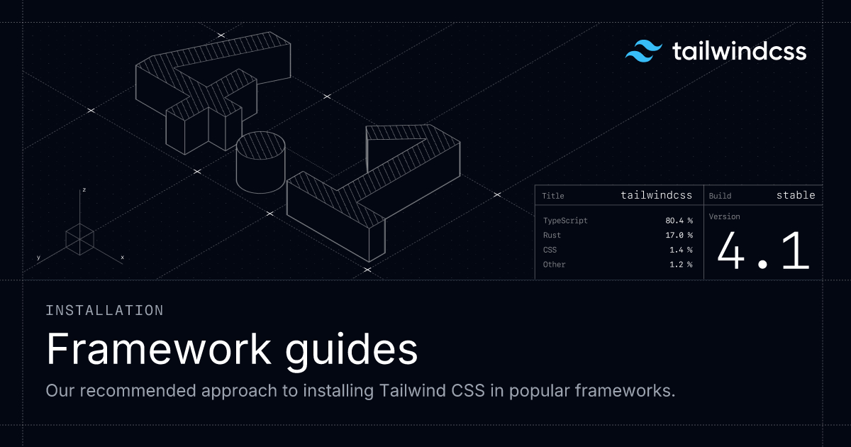 Install Tailwind CSS with Create React App