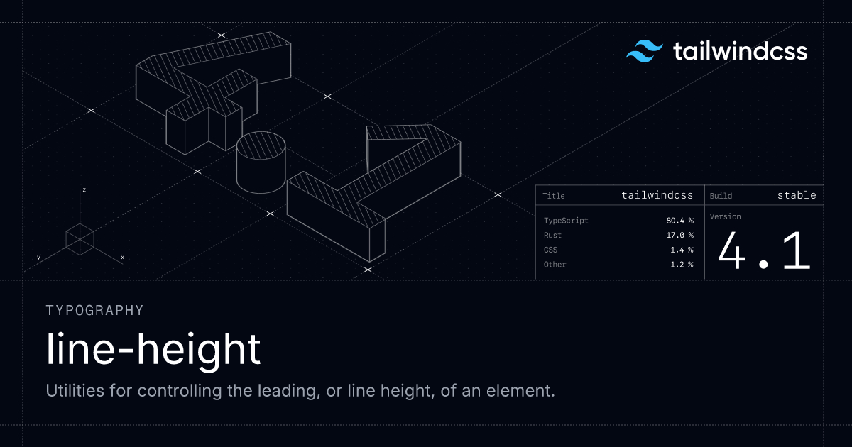 Line height tailwindcss tailwindcss 