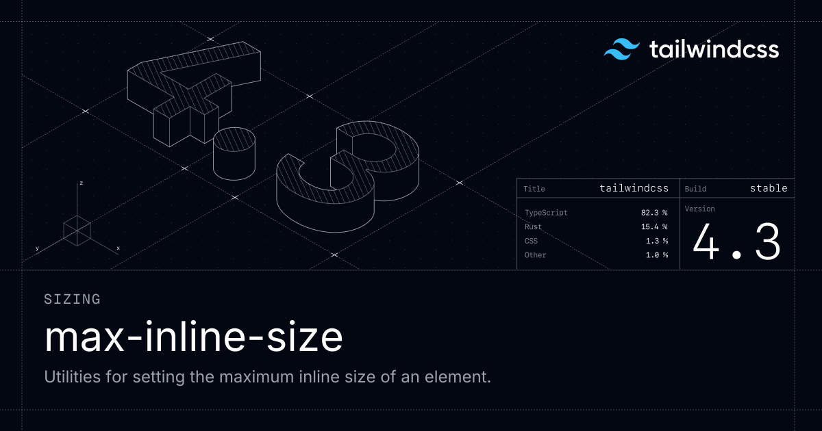 max-inline-size - Sizing - Tailwind CSS