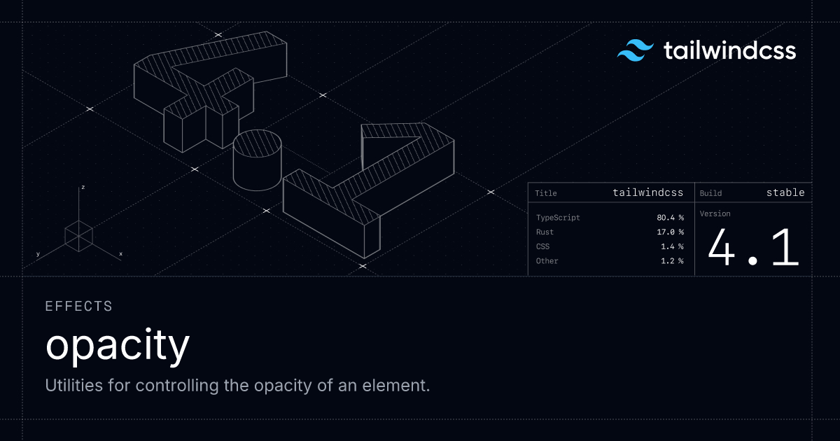 Opacity - Tailwind CSS