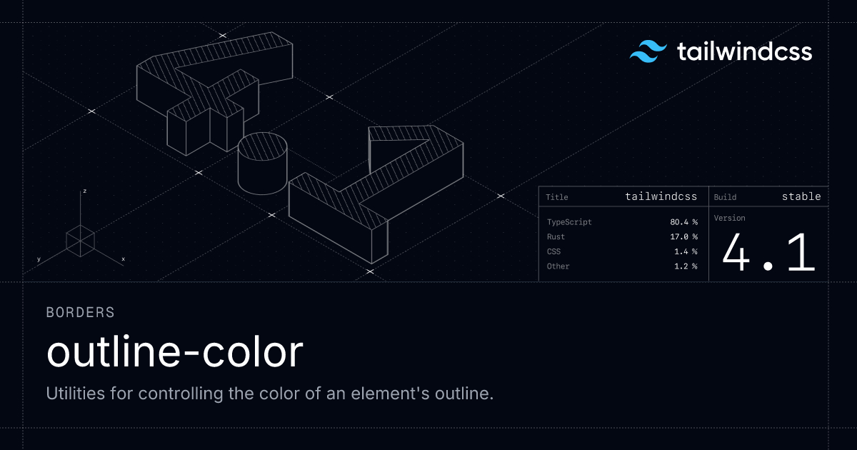 Outline Color - Tailwind CSS