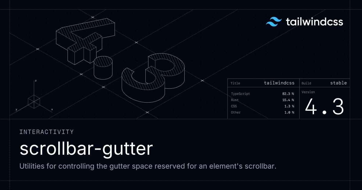 scrollbar-gutter - Interactividad - Tailwind CSS en Español