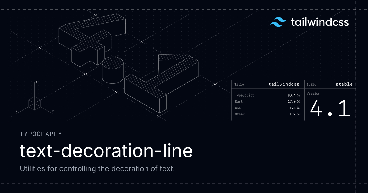 Text Decoration - Tailwind CSS