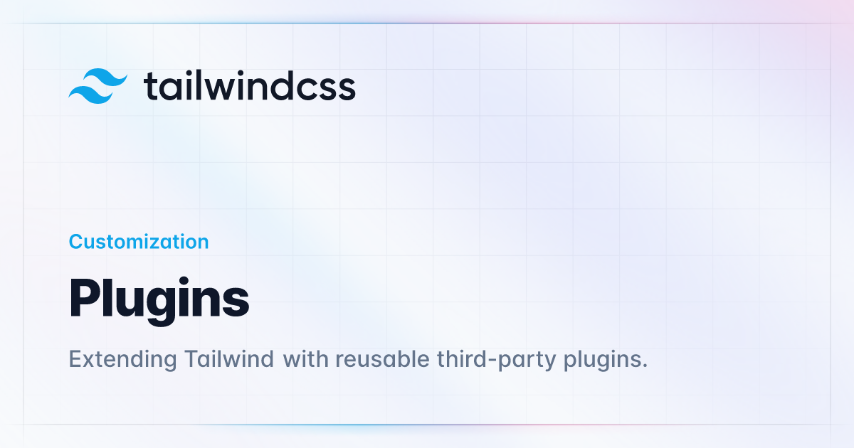 Plugins - Tailwind CSS