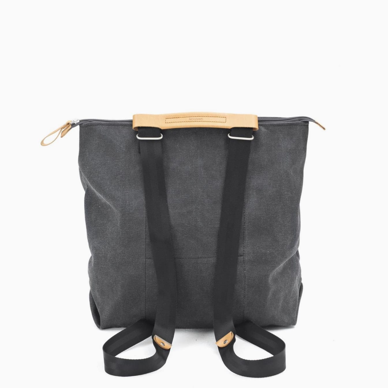Top down view of bag with straps extended out.