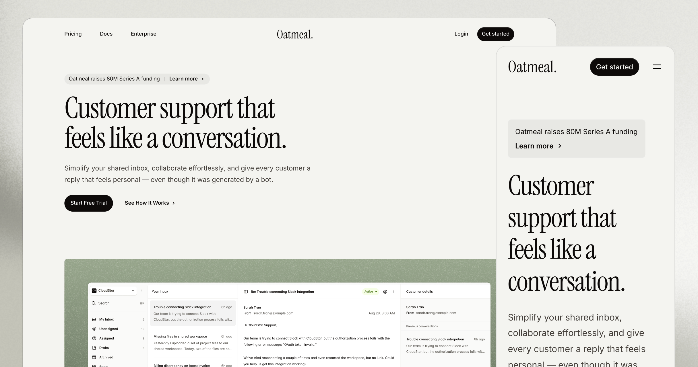 The new Oatmeal marketing kit